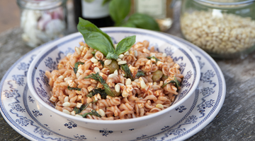 Nudelsalat Mediterran mit Spiralen